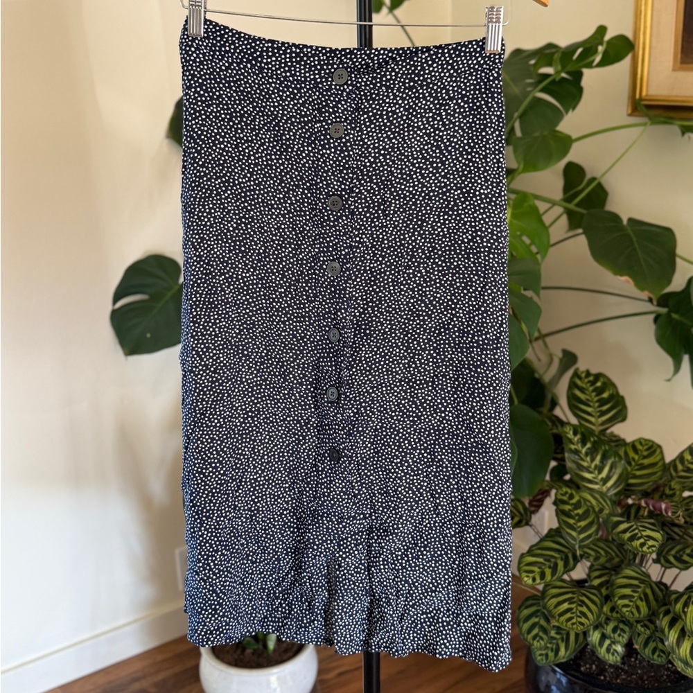 Maxi Length Polka Dot Gap Skirt